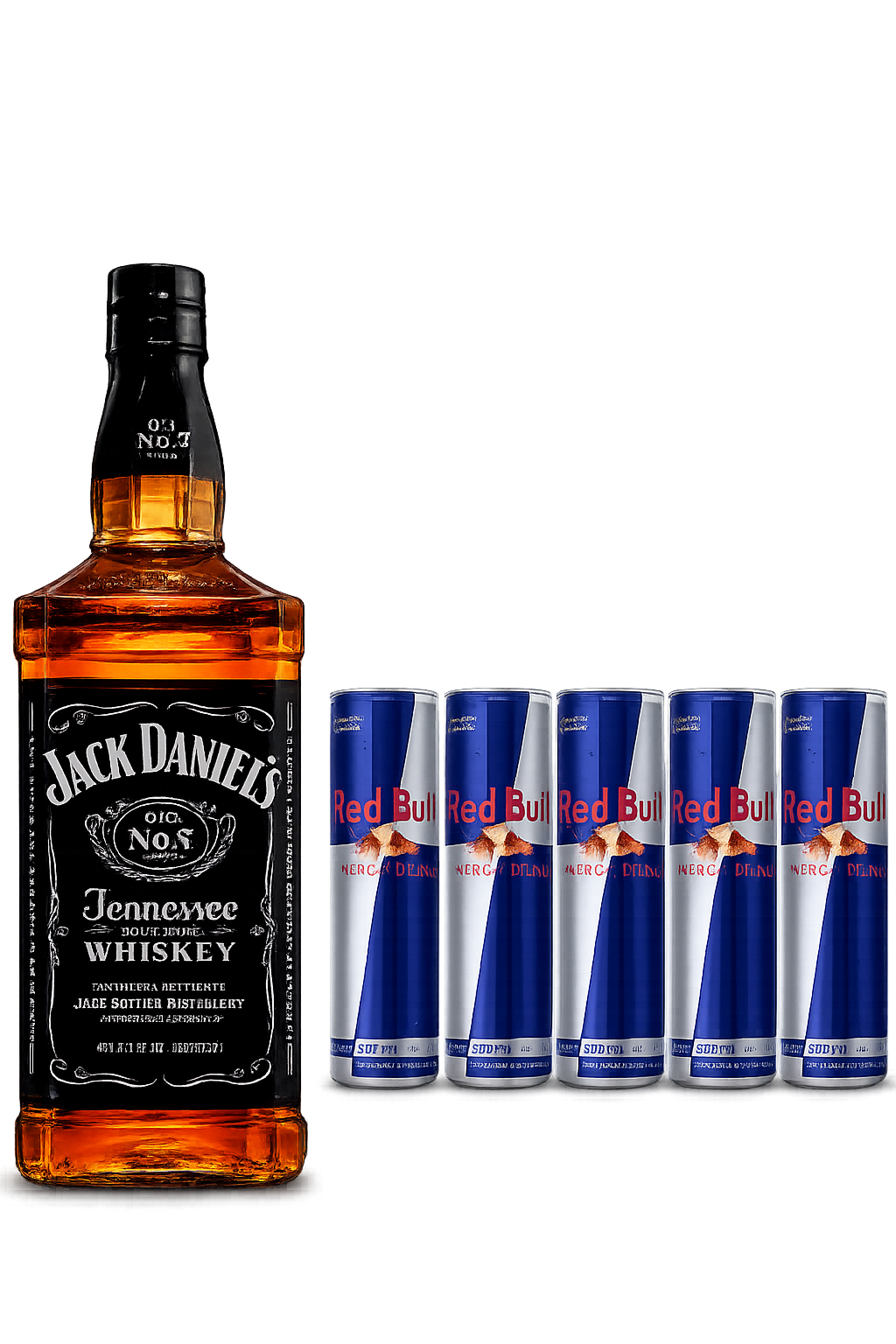 Jack Daniel's 1L + 6x Red Bull